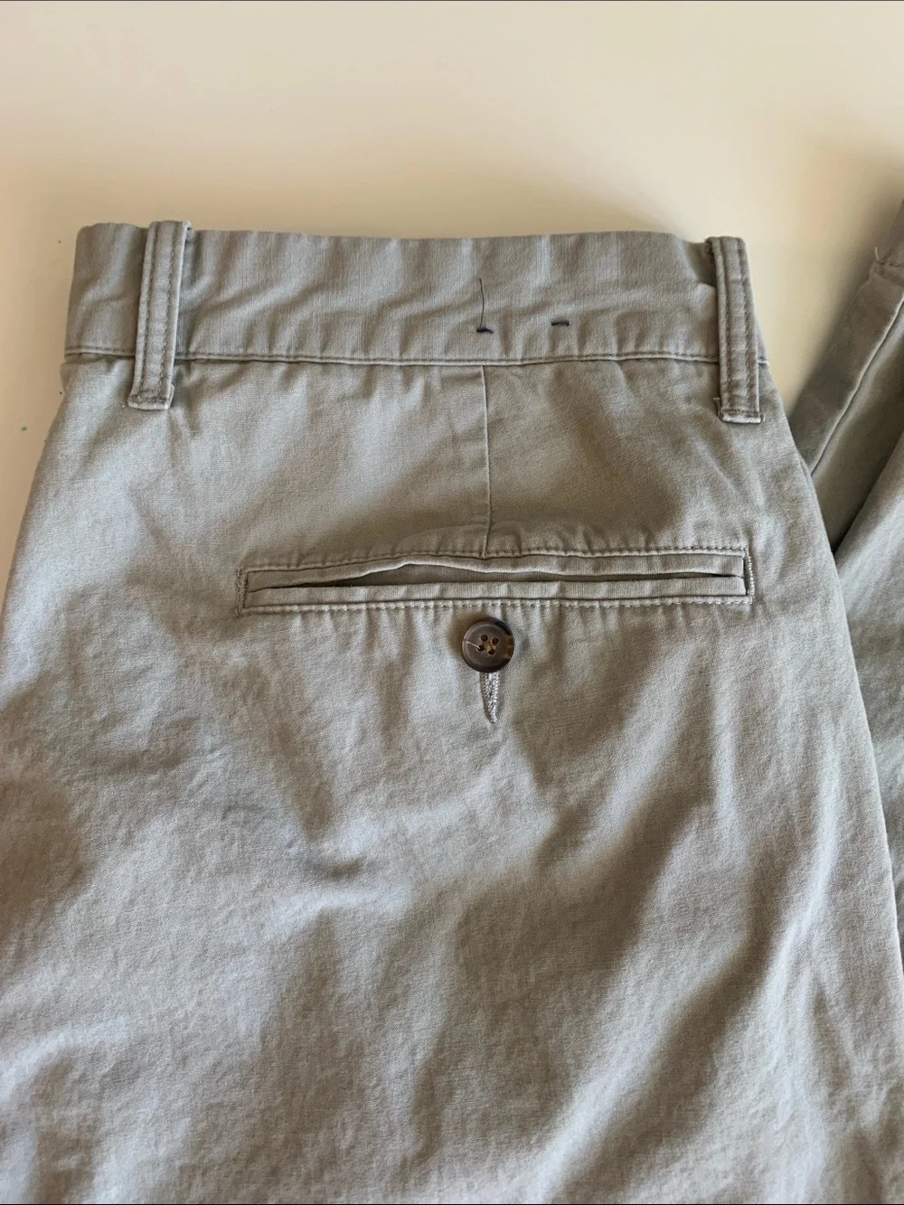 J. Crew Men's Light warm gray Cotton Chinos